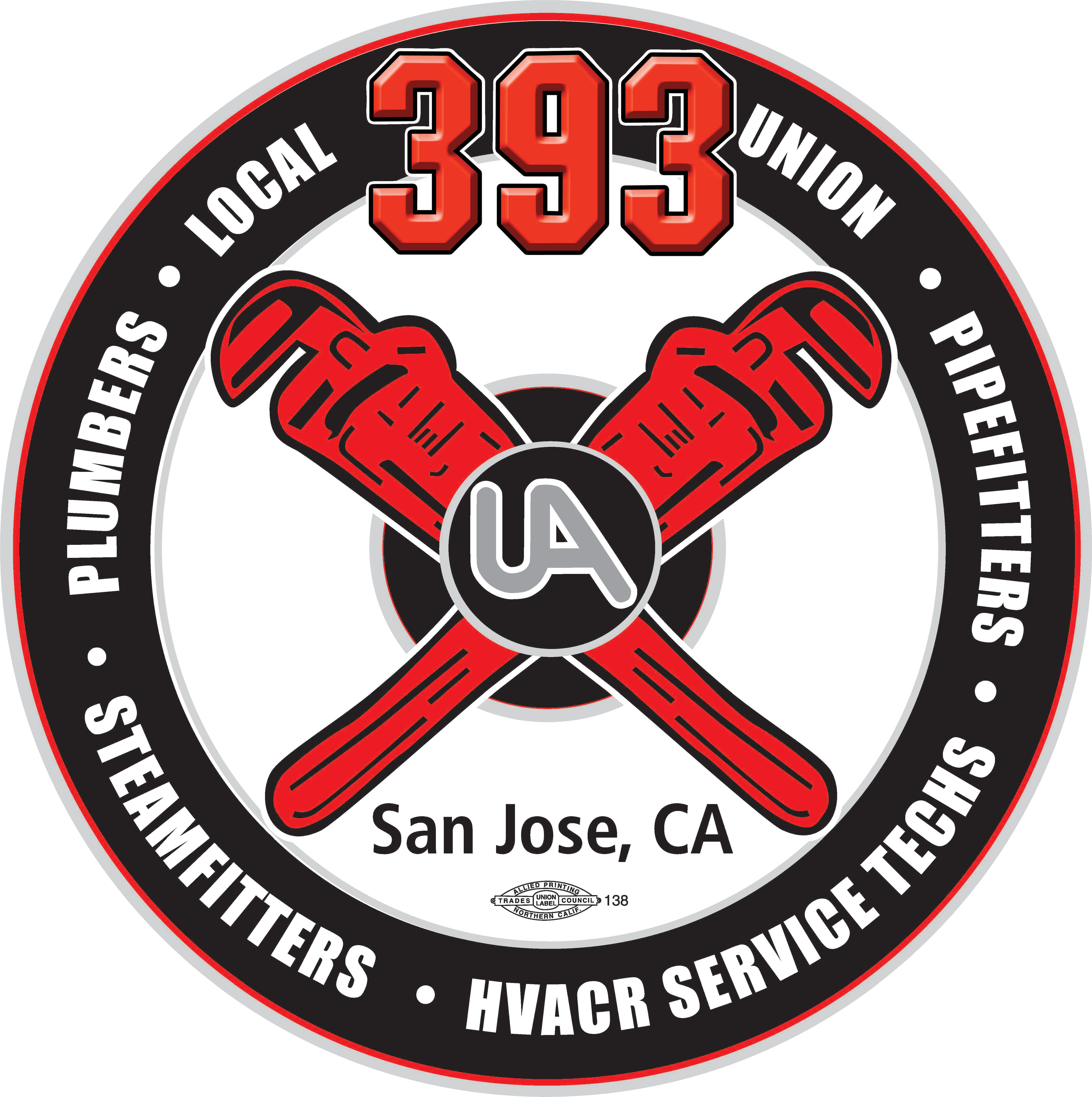 UA Local 393 logo